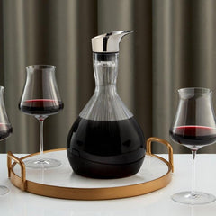 Art Series Cascade Wine Decanter with Aerating Pourer | Wine Enthusiast | 76181K