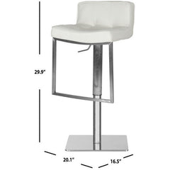 Pearl Leather Bar Stool