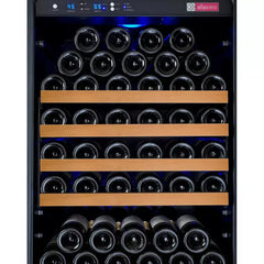 Allavino 24" Wide FlexCount II Tru-Vino 177 Bottle Single Zone Black Left Hinge Wine Refridgerator