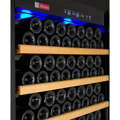 Allavino 63" Wide Vite II Tru-Vino 554 Bottle Dual Zone Stainless Steel Side-by-Side Wine Fridge