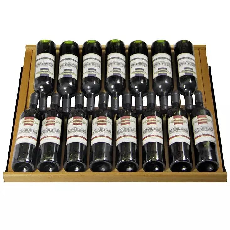 Allavino 32" Wide Vite II Tru-Vino 277 Bottle Single Zone Black Right Hinge Wine Cooler