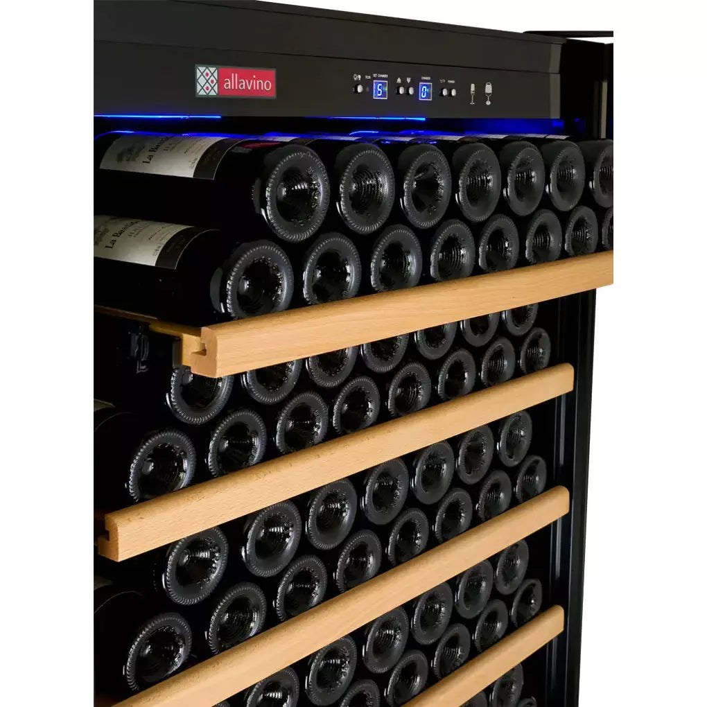 Allavino 32" Wide Vite II Tru-Vino 277 Bottle Single Zone Stainless Steel Right Hinge Wine Cooler
